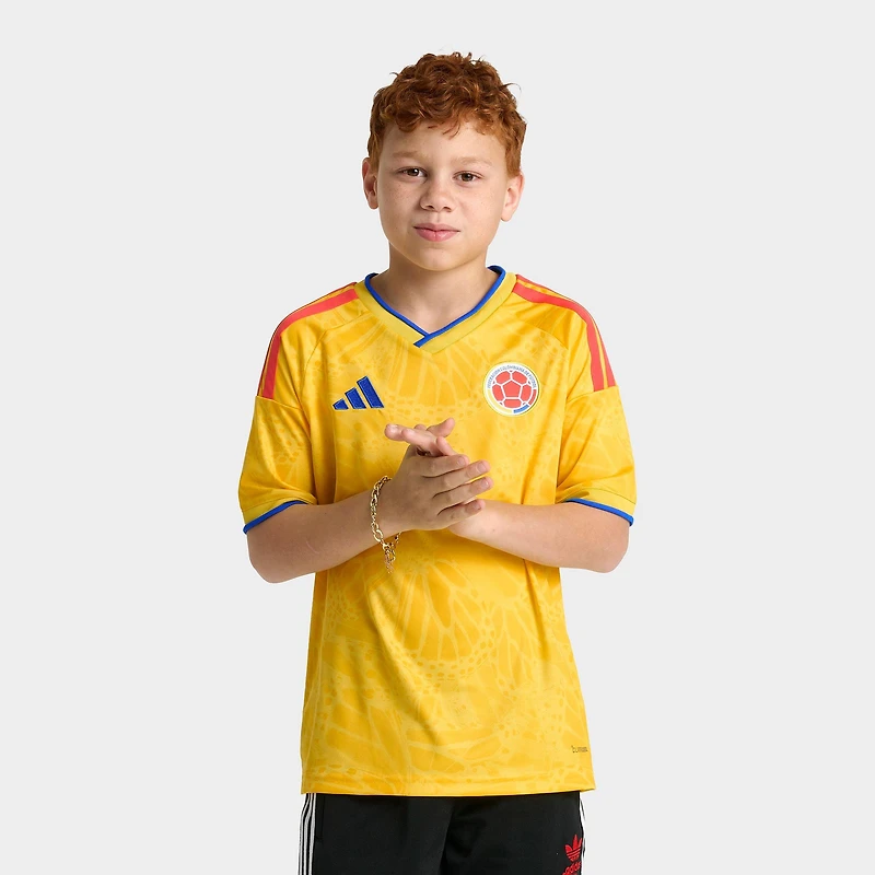 Big Kids' adidas Colombia Home Replica Soccer Jersey