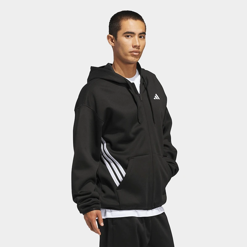 Men's adidas Basketball Crazy Warm Full-Zip Hoodie