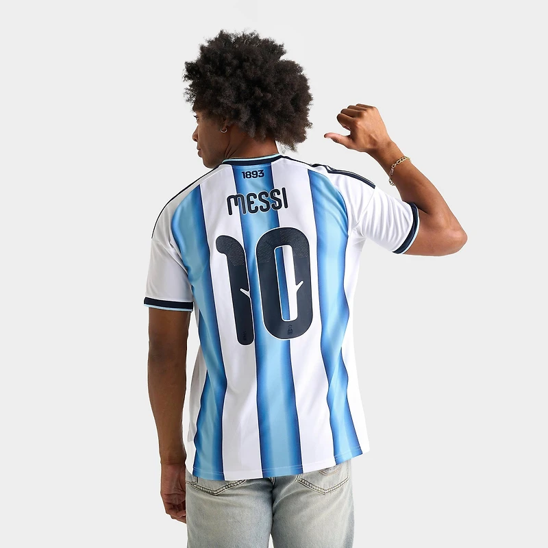 Men's adidas Argentina Lionel Messi Home Replica Soccer Jersey