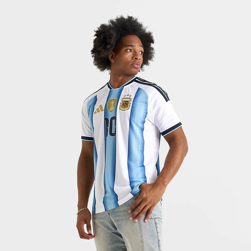 Men's adidas Argentina Lionel Messi Home Replica Soccer Jersey