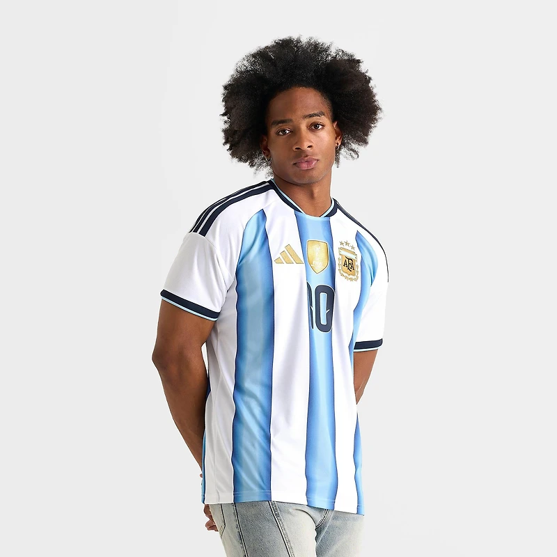 Men's adidas Argentina Lionel Messi Home Replica Soccer Jersey