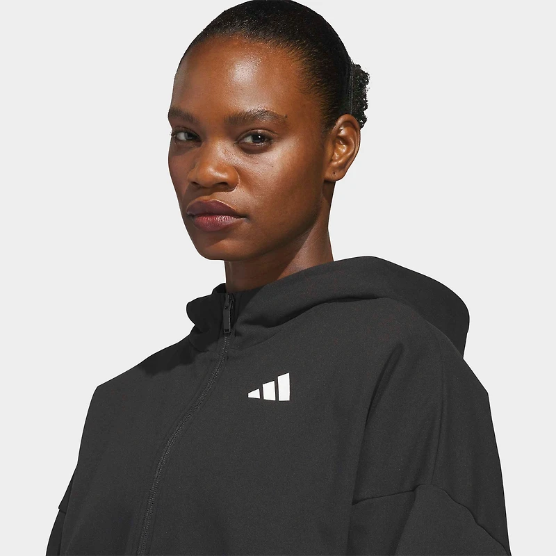 Women's adidas Basketball Crazy Warm Fleece Full-Zip Hoodie