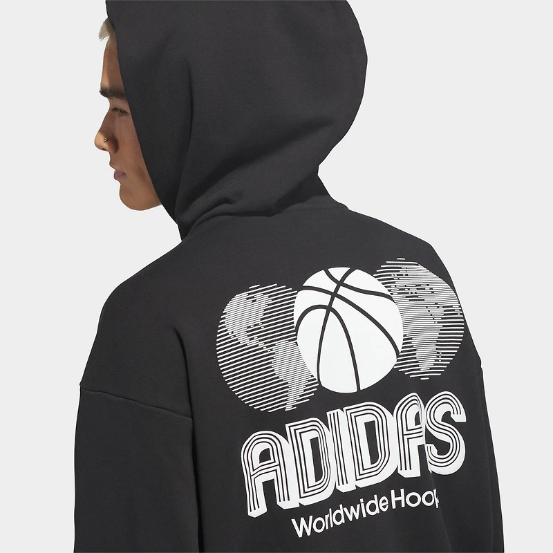 Men's adidas Originals World Wide Hoops Basketball Hoodie