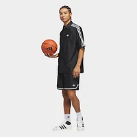 Men's adidas Originals Flame Jacquard Print Basketball Shorts