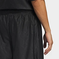 Men's adidas Originals Flame Jacquard Print Basketball Shorts