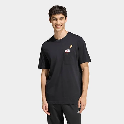 Men's adidas Mini Basketball Embroidery Graphic T-Shirt