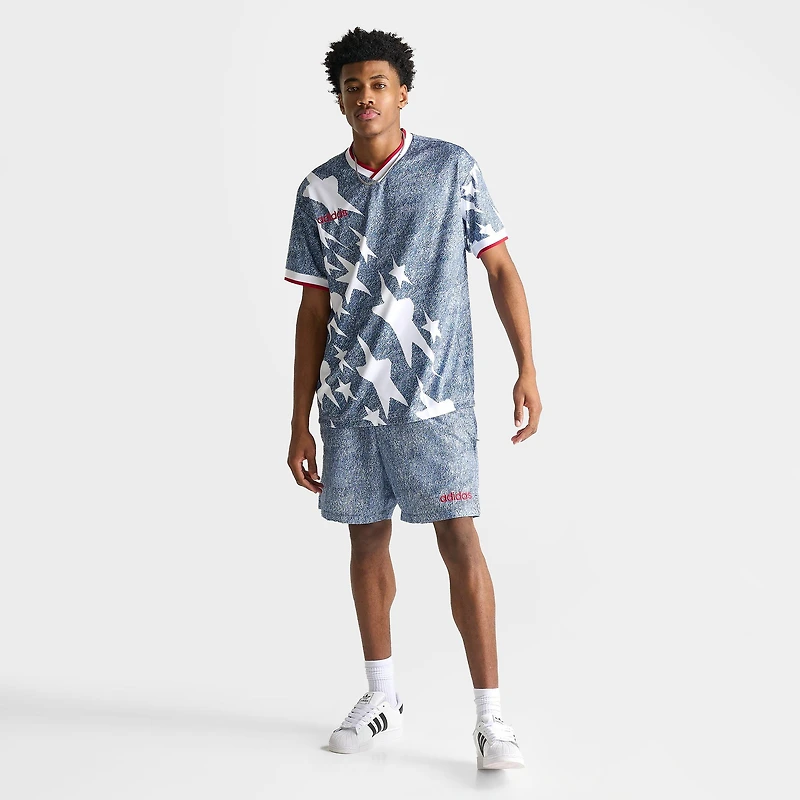 Men's adidas Denim Graphic Shorts