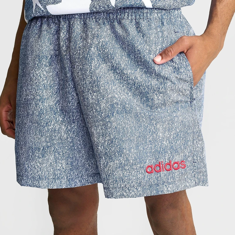 Men's adidas Denim Graphic Shorts