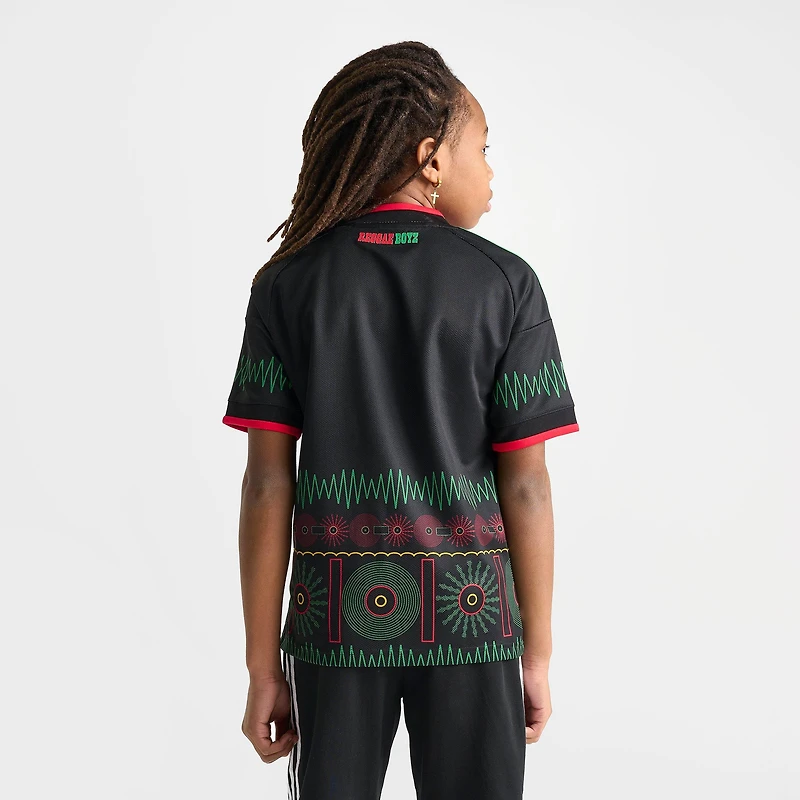 Big Kids' adidas x Bob Marley Jamaica 26 Away Replica Soccer Jersey
