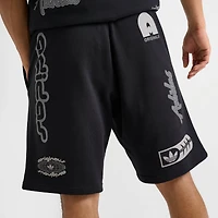 Men's adidas Originals Moto Sponsors Graphic French Terry Shorts