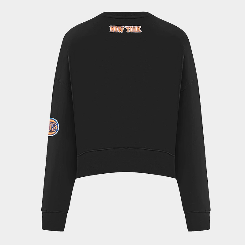 Women's Pro Standard New York Knicks NBA Classic Fleece Crewneck Sweatshirt