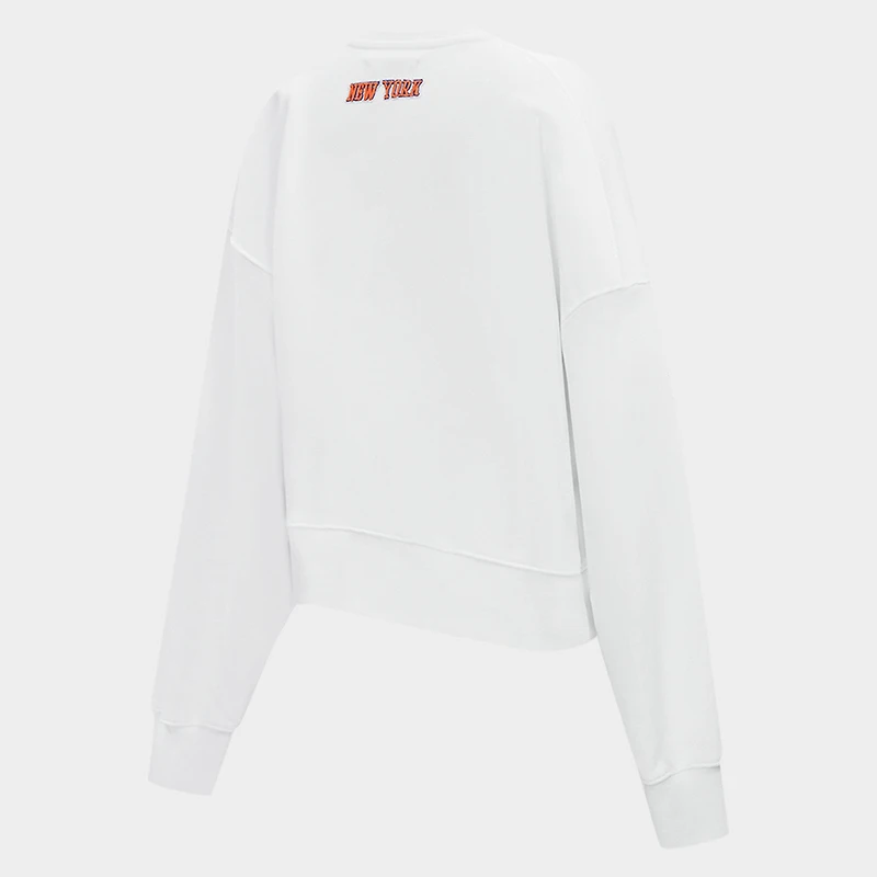 Women's Pro Standard New York Knicks NBA Classic Fleece Crewneck Sweatshirt