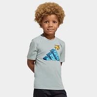 Toddler and Little Kids' adidas x Minecraft Training T-Shirt Shorts Set