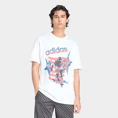 Men's adidas Originals Archive Soccer Stars Graphic T-Shirt