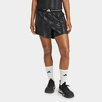 Women's adidas Hyperglam 3-Stripes Emboss Woven Shorts