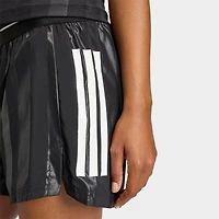 Women's adidas Hyperglam 3-Stripes Emboss Woven Shorts