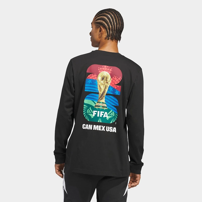 Men's adidas FIFA World Cup 2026 Match Ball Graphic Long-Sleeve T-Shirt