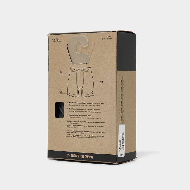 Men's Nike Dri-FIT Essential Micro Boxer Briefs (3-Pack)