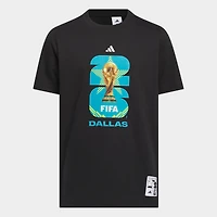 Big Kids' adidas FIFA World Cup 26 Host City Dallas Graphic Soccer T-Shirt