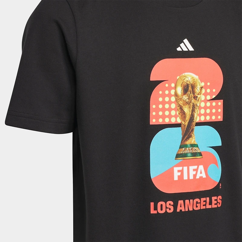 Big Kids' adidas FIFA World Cup 26 Host City Los Angeles Graphic Soccer T-Shirt