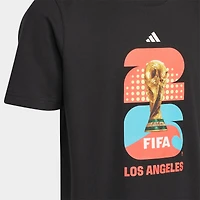 Big Kids' adidas FIFA World Cup 26 Host City Los Angeles Graphic Soccer T-Shirt