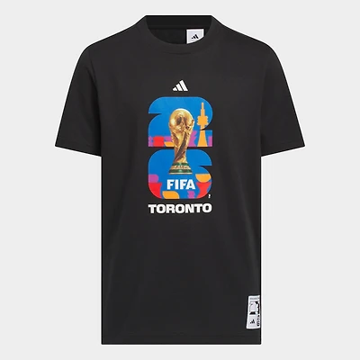 Big Kids' adidas FIFA World Cup 26 Host City Toronto Graphic Soccer T-Shirt