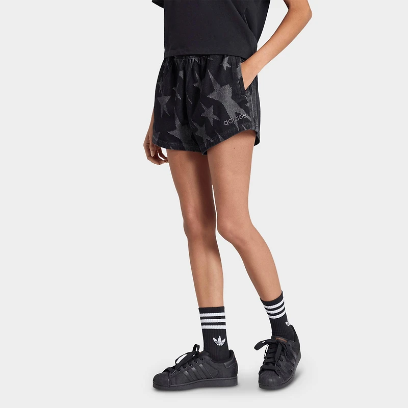 Women's adidas Originals Denim Graphic Shorts