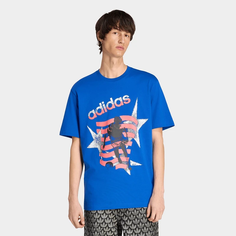 Men's adidas Originals Archive Soccer Stars Graphic T-Shirt