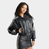 Women's adidas Originals Croc Pleather Jacket