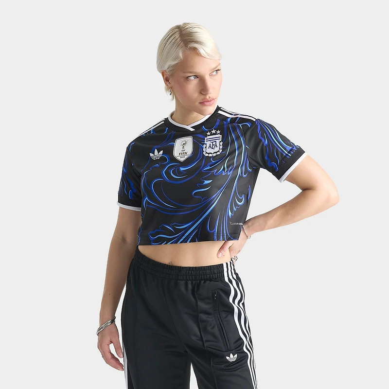Women's adidas Argentina 2026 Away Replica Cropped Jersey