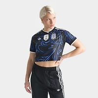 Women's adidas Argentina 2026 Away Replica Cropped Jersey