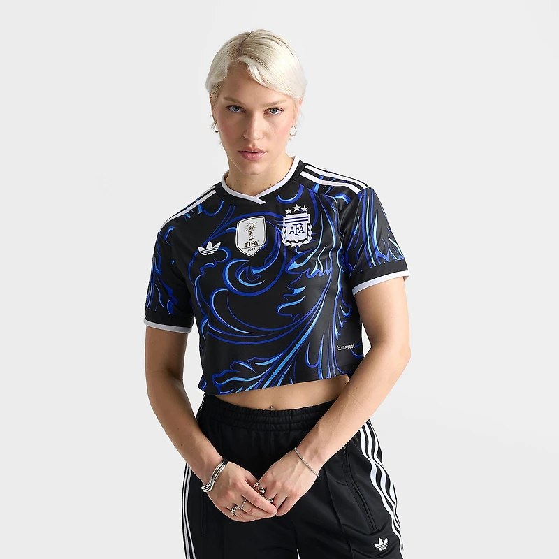 Women's adidas Argentina 2026 Away Replica Cropped Jersey