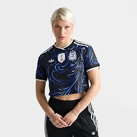 Women's adidas Argentina 2026 Away Replica Cropped Jersey