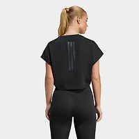 Women's adidas Power Workout Cropped Boxy 3-Stripes Tank
