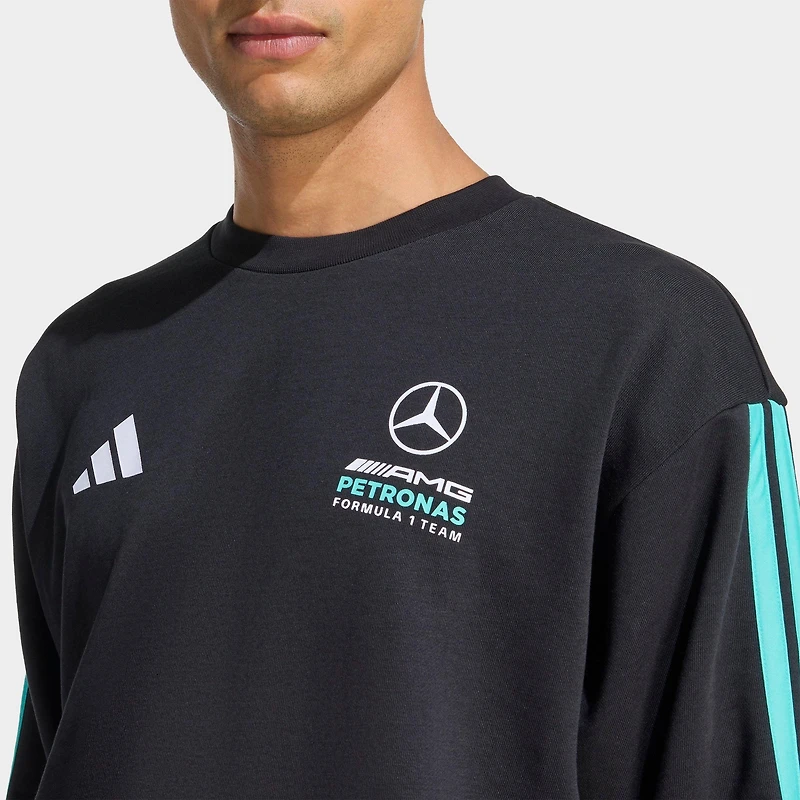 Men's adidas Mercedes-AMG Petronas F1 Team DNA Crewneck Sweatshirt