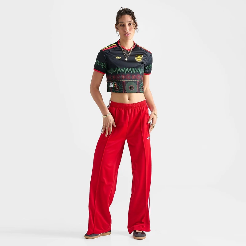 Women's adidas Originals Jamaica 26 x Bob Marley Home Cropped Jersey