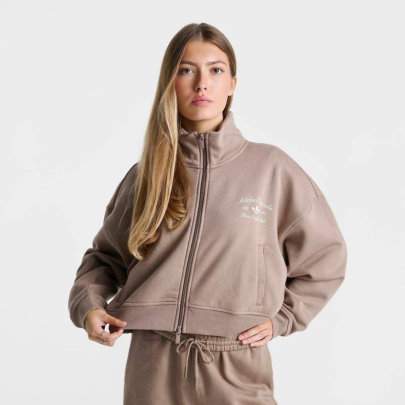 Women's adidas Originals Cropped Full-Zip Jacket