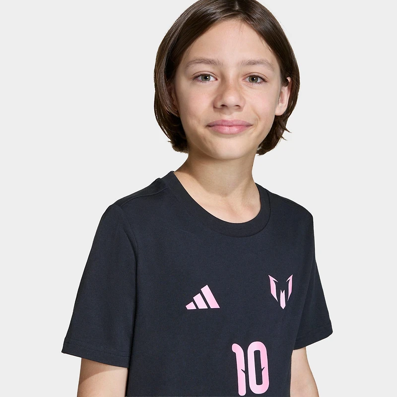 Big Kids' adidas Messi Name and Number T-Shirt