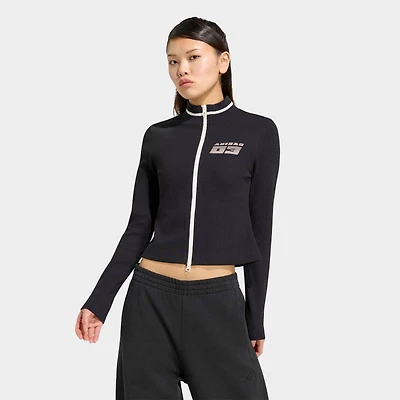 Women's adidas Seasonal Essentials Racing Full-Zip Cardigan