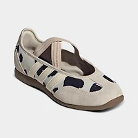 Women's adidas Barreda Mary Jane Cow Print Casual Shoes