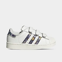 Girls' Little Kids' adidas Originals x Liberty London Superstar II Casual Shoes