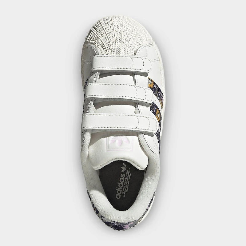 Girls' Little Kids' adidas Originals x Liberty London Superstar II Casual Shoes
