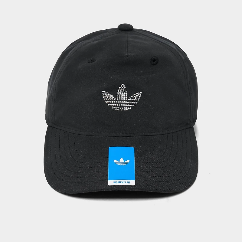 Women's adidas Originals Rhinestone Trefoil Strapback Hat