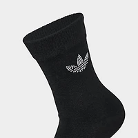 adidas Originals Unisex Rhinestone High Quarter Socks (2-Pack)
