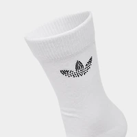 adidas Originals Unisex Rhinestone High Quarter Socks (2-Pack)