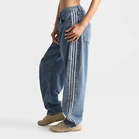 Women's adidas Originals High-Rise Barrel Leg Denim Pants