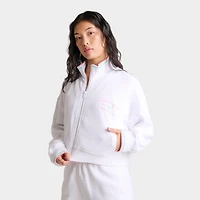 Women's adidas Originals Classic Sport Script Fleece Track Top