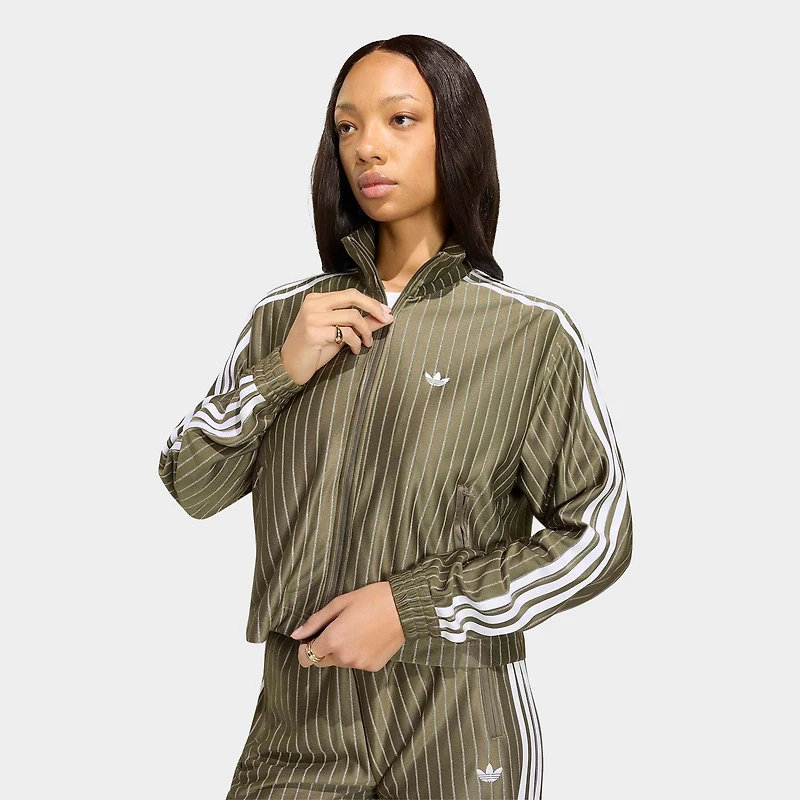Women's adidas Originals Firebird Pinstripe Full-Zip Track Top