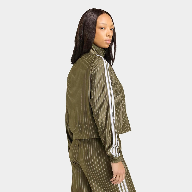 Women's adidas Originals Firebird Pinstripe Full-Zip Track Top