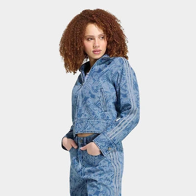 Women's adidas Originals x Liberty London Firebird Denim Track Top